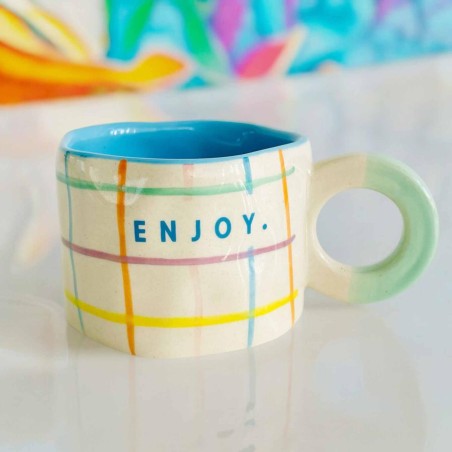 Mug ceramic Organic L Karo enjoy