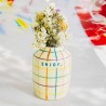Vase Keramik L oval Karo enjoy