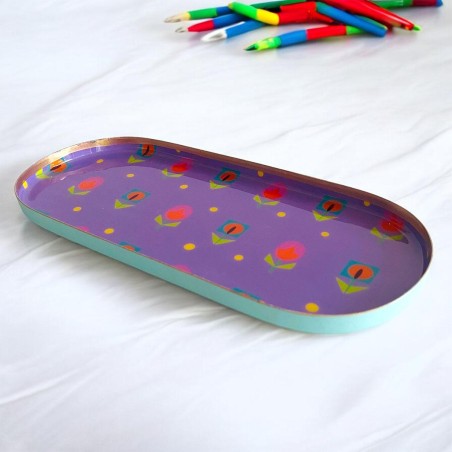 Tray M viola Mini Geoflower