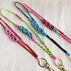 Schlüsselanhänger/ Lanyard 3 flower