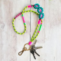 Schlüsselanhänger/ Lanyard 3 flower