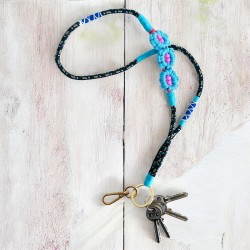 Schlüsselanhänger/ Lanyard 3 flower