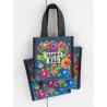 Trousse recyclée S Black Floral