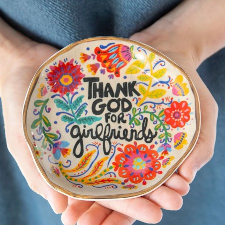 Mini ceramic dish Girlfriends