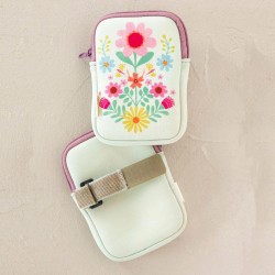 Pochette Neopren Zipper Pouch Flower