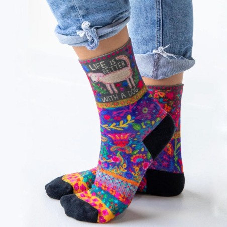 Socks Set2 Blue Dog
