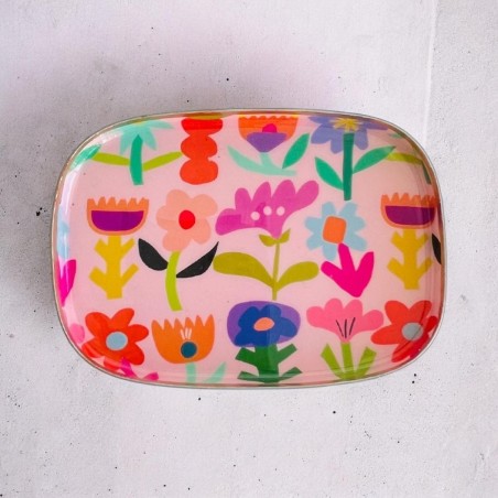 Mini Trinket bold flowers