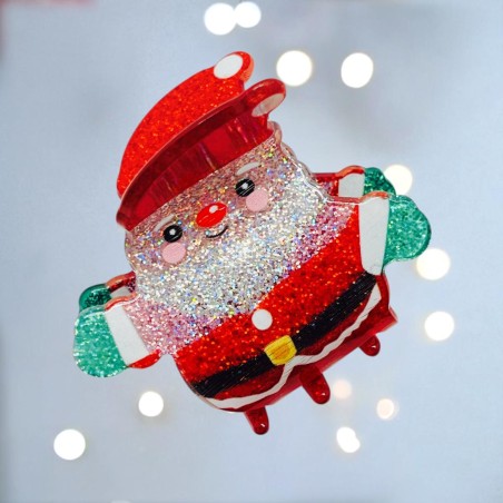 Hairclip/ Hairclaw St claus