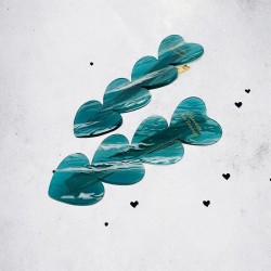 Haarclip/ Haarklammer Heart with Hearts