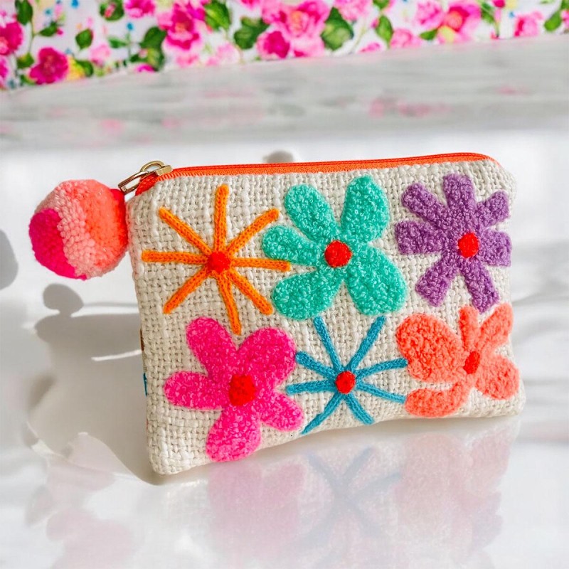 Pouch Zip SLUB 6 FL nat