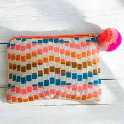 Pouch Zip SLUB 6 FL nat