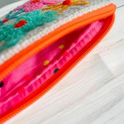 Pouch Zip SLUB 6 FL nat