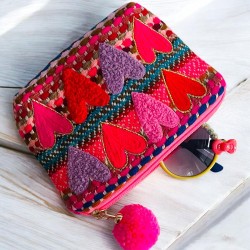 Pochette 8 Hearts Jaquard