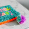 Pochette Love Yoga teal