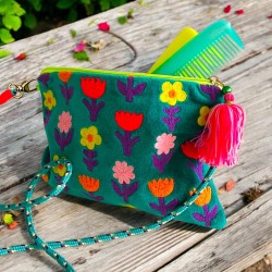 Pochette zippée Velvet Love Yoga