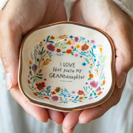 Mini ceramic dish Artisan Granddaughter