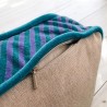 Housse de Coussin Carré Velours Leo orange 40405