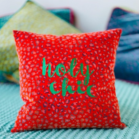 Cushion Cover Velvet Leo Holychic 4040
