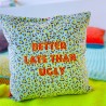 Housse de Coussin Velours Leo Late or ulgy 4040