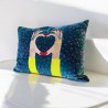 Housse de Coussin Velvet Leo Lovehands 3040