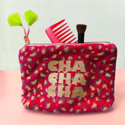 Cosmetic Bag Velvet Leo Chacha