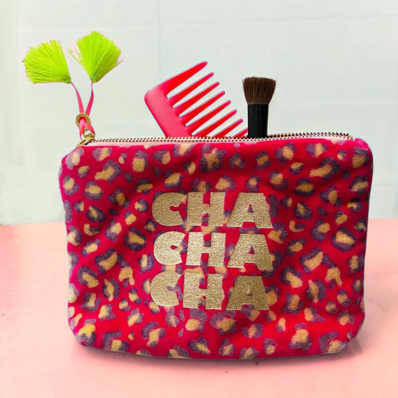 Cosmetic Bag Velvet Leo Chacha