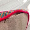 Cushion Cover Box Velvet Leo petrol 40405