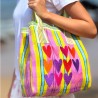 Shopper SQ recycled plastic 12Hearts