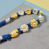 Schlüsselband/ Handyhalter Flower Makrame