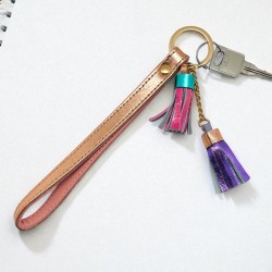Schlüsselband Metallic shine Tassel