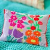 Housse de Coussin Velours Flowerbunch 3040