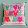 Kissenhülle multi heart pastel CO 5050