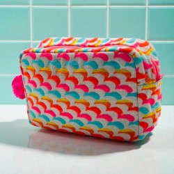 Pochette zip Flowers multi embr Jqd