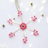 Dekoration Funkel Ultrafine Starflower neonpink