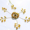 Dekoration Funkel Ultrafine Starflower gold