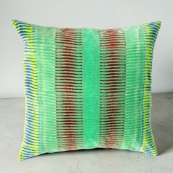 Kissenhülle Velvet Mastermind greens 5050