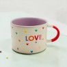 Tasse Keramik round handle Lovehearts
