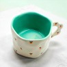 Tasse Keramik organic FL Handle Orange