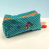 Kosmetiktasche Velvet Yoga L forestplum