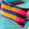 Cushion Cover Velvet Boldstripe mustard 3050