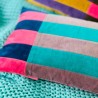 Cushion Cover Velvet Boldstripe smaragd 3050