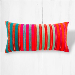 Housse de Coussin Velours Pinstripe mix 3060