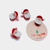 Haarclip/Haarklammer St claus S
