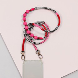 Schultergurt, Handyband Wrap + Bkk Beads 26