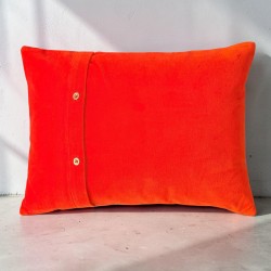 Housse de Coussin Waves Happy orange 3040