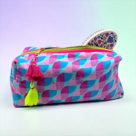 Cosmetic Bag Velvet Waves XXL