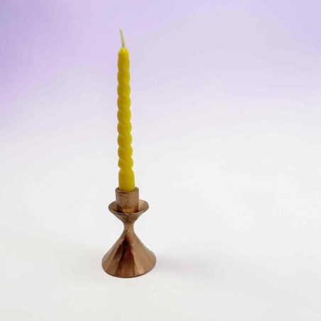 Candle Holder Brass Pompeji
