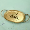 Minischale Brass 2 handle Chaos