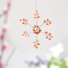 Decoration Funkel Snowflake Flower rose