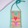 Cellphone Bag 3 smiley hearts